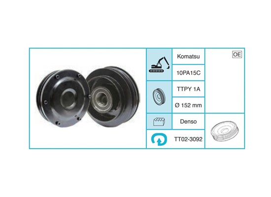 KOMATSU - Kasnak Seti TT02-3092