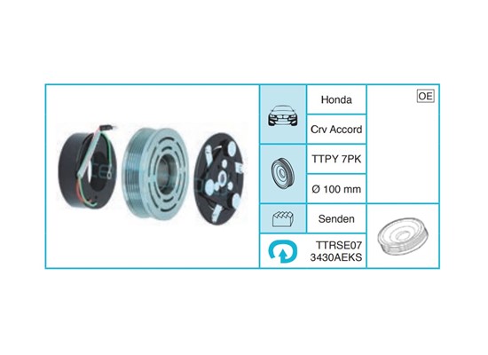 HONDA Crv Accord Kasnak Seti TTRSE073430AEKS