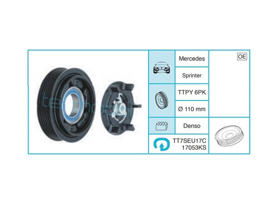 MERCEDES Sprinter Kasnak Seti TT7SEU17C17053KS