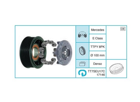 MERCEDES E Class Kasnak Seti TT7SEU17C17146