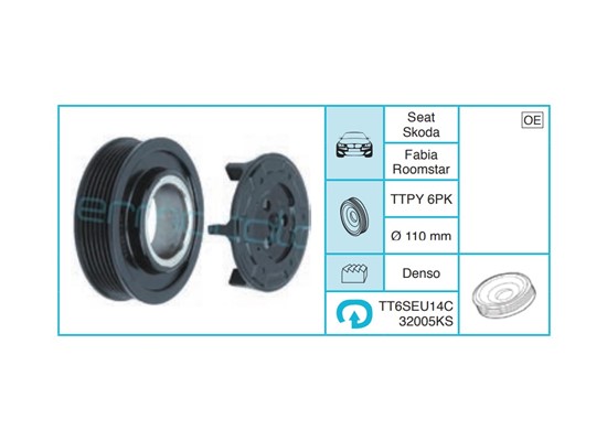 SEAT Cordoba İbiza Kasnak Seti TT6SEU14C32005KS