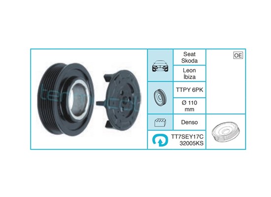 SEAT Leon İbiza Kasnak Seti TT7SEY17C32005KS
