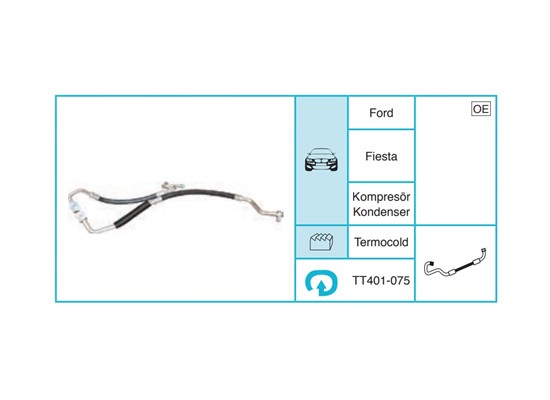 FORD Fiesta Hortum TT401-075