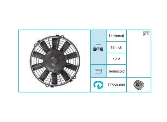 UNIVERSAL 16 Inch 12V Fan TT550-009