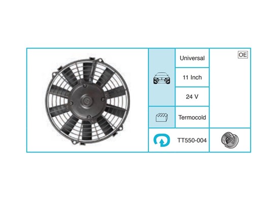 UNIVERSAL 10 Inch 12V Fan TT550-004