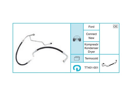 FORD CONNECT Hortum TT401-001