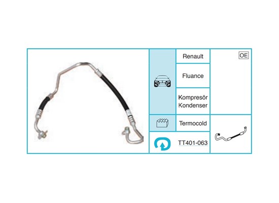 RENAULT Fluance Hortum TT401-063