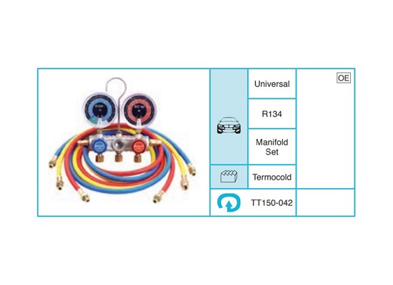 UNIVERSAL R134 Servis Ekipmanları ve Aksesuarlar TT150-042