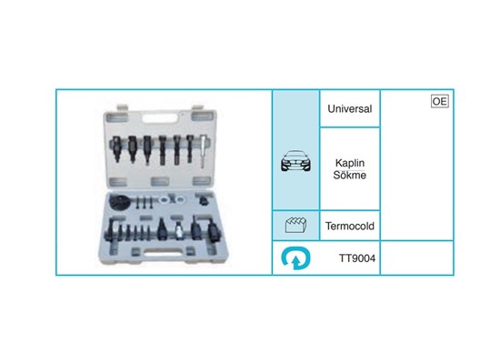 UNIVERSAL 9004 Servis Ekipmanları ve Aksesuarlar TT9004