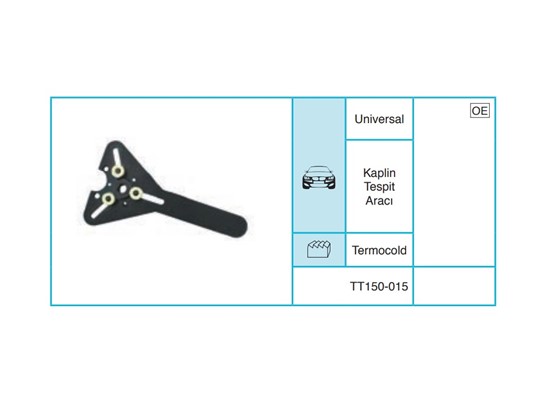UNIVERSAL 150-015 Servis Ekipmanları ve Aksesuarlar TT150-015
