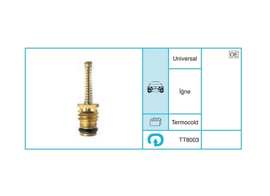 UNIVERSAL 8003 Servis Ekipmanları ve Aksesuarlar TT8003