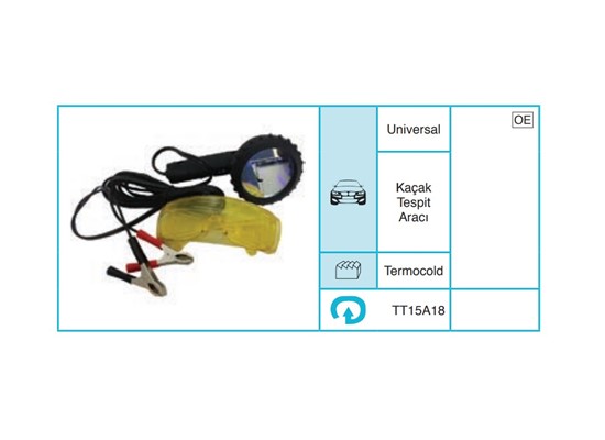 UNIVERSAL 15A18 Servis Ekipmanları ve Aksesuarlar TT15A18