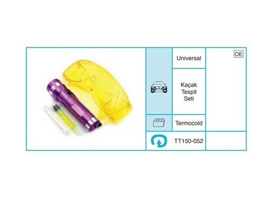 UNIVERSAL 150-052 Servis Ekipmanları ve Aksesuarlar TT150-052