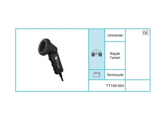 UNIVERSAL 150-054 Servis Ekipmanları ve Aksesuarlar TT150-054