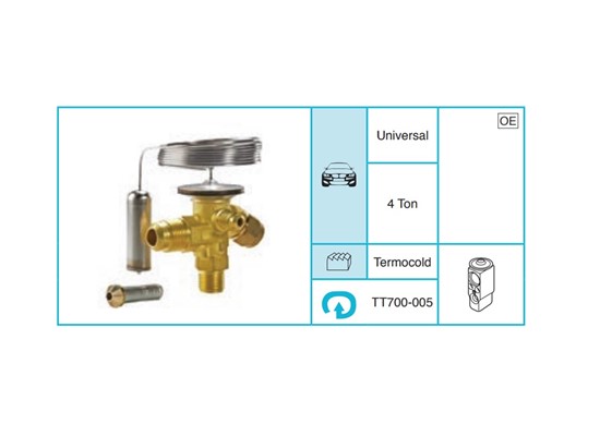 UNIVERSAL 700-005 Denge Valfi ve Termostat TT700-005