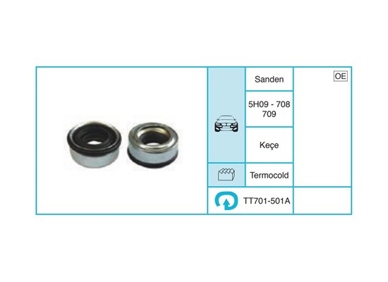 TERMOCOLD 5H09 - 708 709 Keçe Keçe TT701-501A