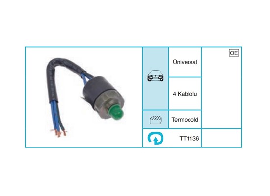 UNIVERSAL 4 Kablolu Müşür TT1136