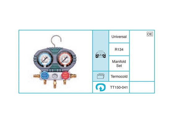 UNIVERSAL R134 Servis Ekipmanları ve Aksesuarlar TT150-041