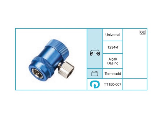 UNIVERSAL 1234yf Servis Ekipmanları ve Aksesuarlar TT150-007