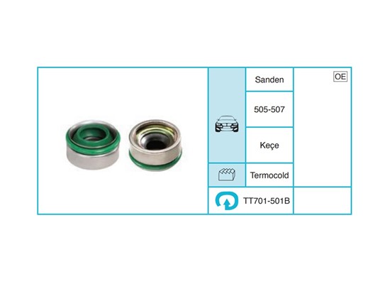 TERMOCOLD 505-507 Keçe Keçe TT701-501B