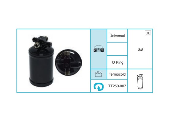 UNIVERSAL - Kurutucu Filtre TT250-007