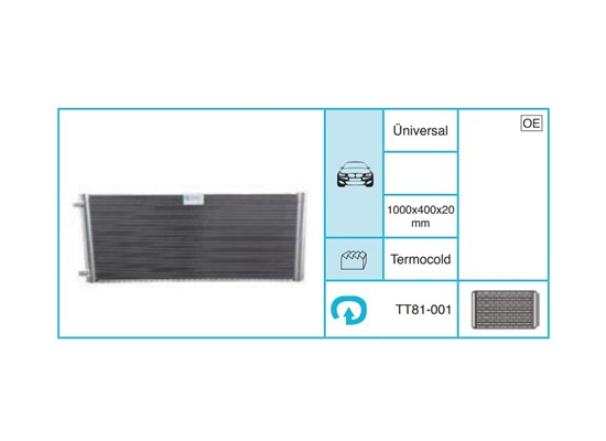 UNIVERSAL 81-001 Kondanser TT81-001