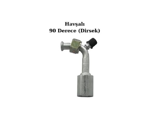 TERMOCOLD 10mm İnyonlu Havşalı Alüminyum 90 Derece (Dirsek) Rekor TTR900-9012
