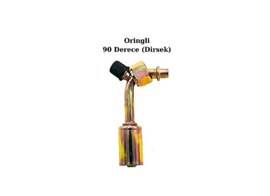 TERMOCOLD 10mm İnyonlu Oringli Demir 90 Derece (Dirsek) Rekor TTR900-9017