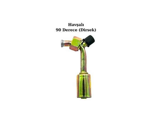 TERMOCOLD 13mm İnyonlu Havşalı Demir 90 Derece (Dirsek) Rekor TTR900-9018