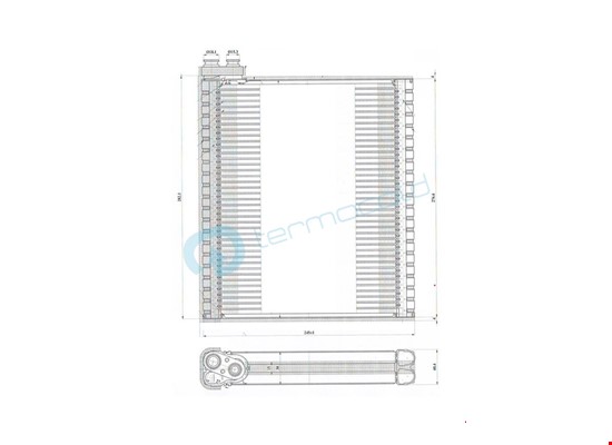 HONDA Civic 2012-2016 Evaporator TT80211TS8A01 - 2