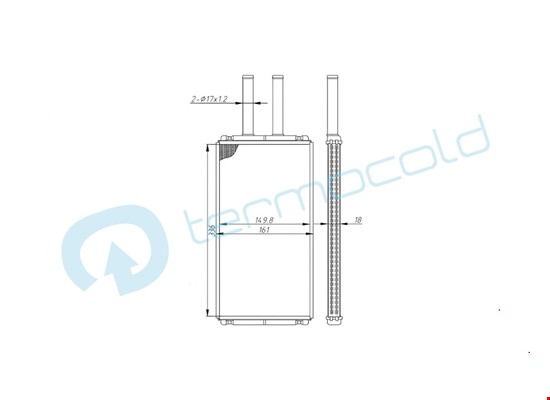 VOLVO İŞ MAKİNASI Excavator EC160B EC135B EC140C EC160E EC180E EC200D EC220D EC300E Kalorifer Petek TTVOE14554152 - 3