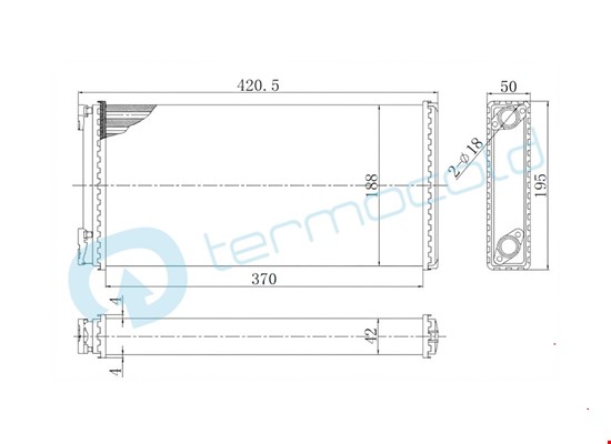 MAN 19.422 F90 M90 Kalorifer Petek TT81619010064 - 3