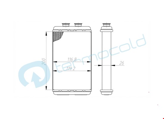 CATERPİLLAR 312C, 320C, 322C , 325C, 330C EXCAVATOR Kalorifer Petek TT1858155 - 2