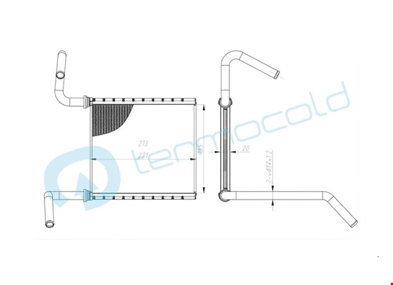 CATERPİLLAR 345D Kalorifer Petek TT2457833 - 2